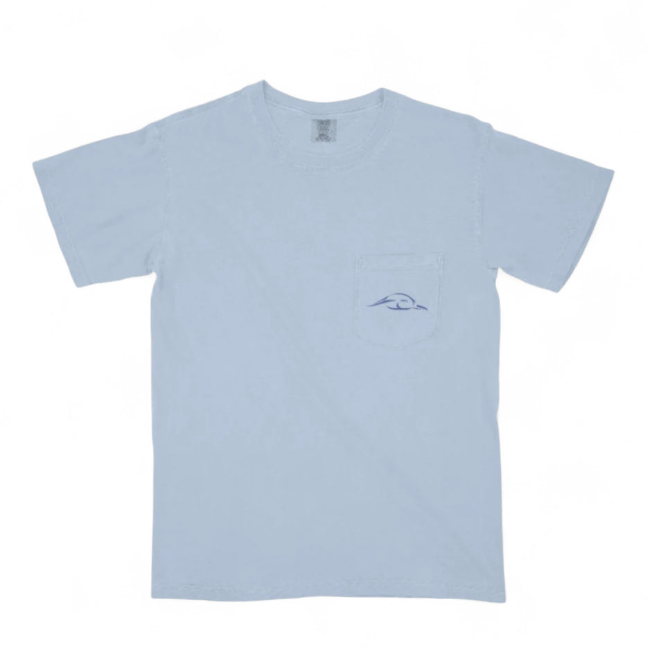 American Flyway Waterfowl - Stars and Stripes Tee - Light Blue: XXL American Flyway Waterfowl