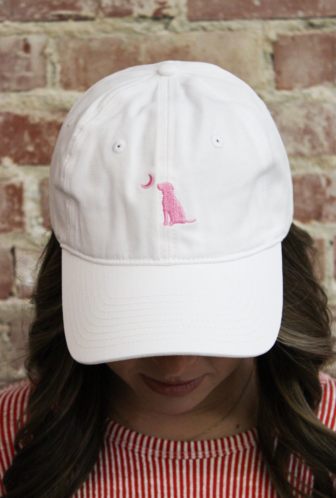 Local Girl White Dad Hat local boy outfitters