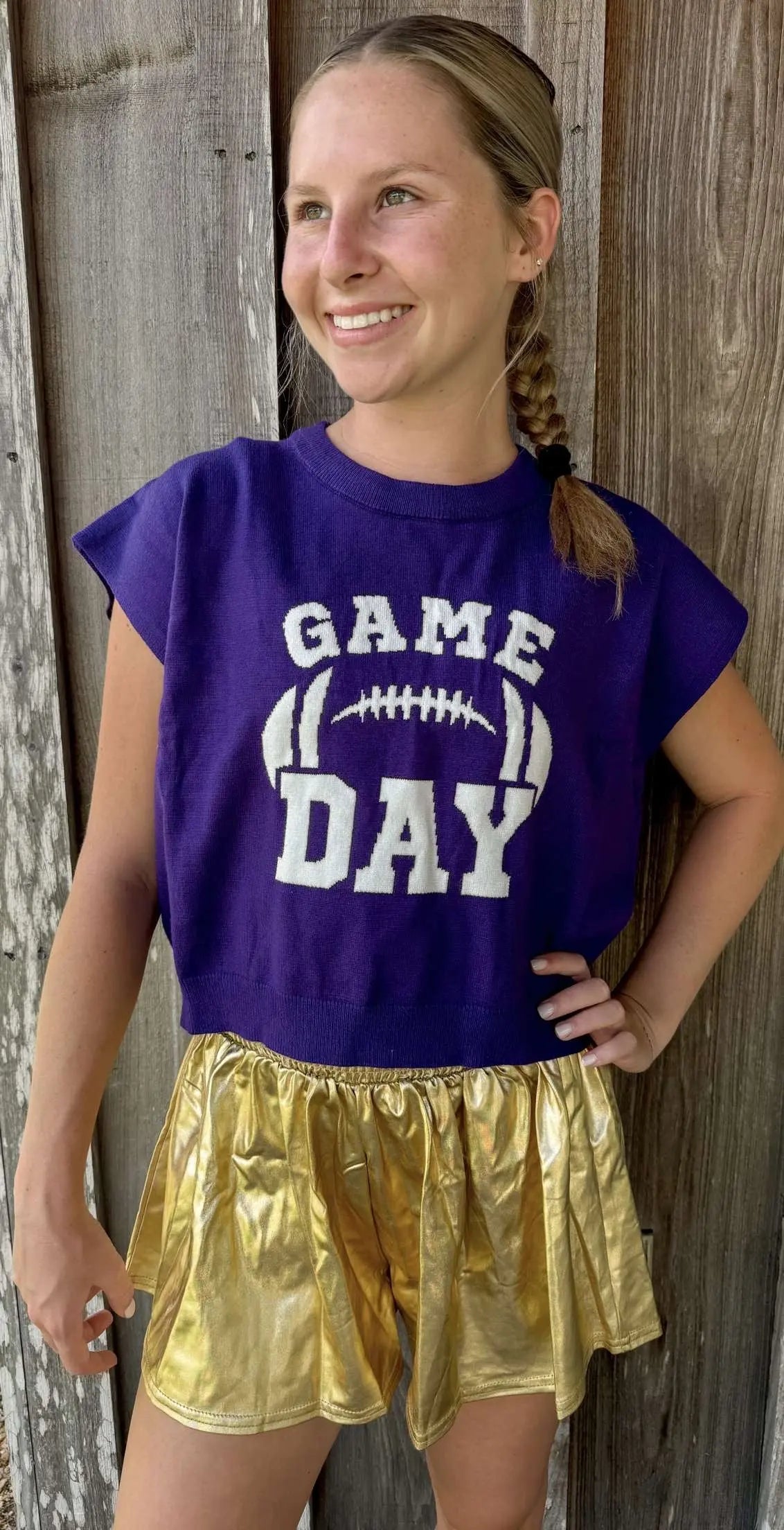 Perfect Knitted Gameday Top SOUTHERN SUNDROP BOUTIQUE