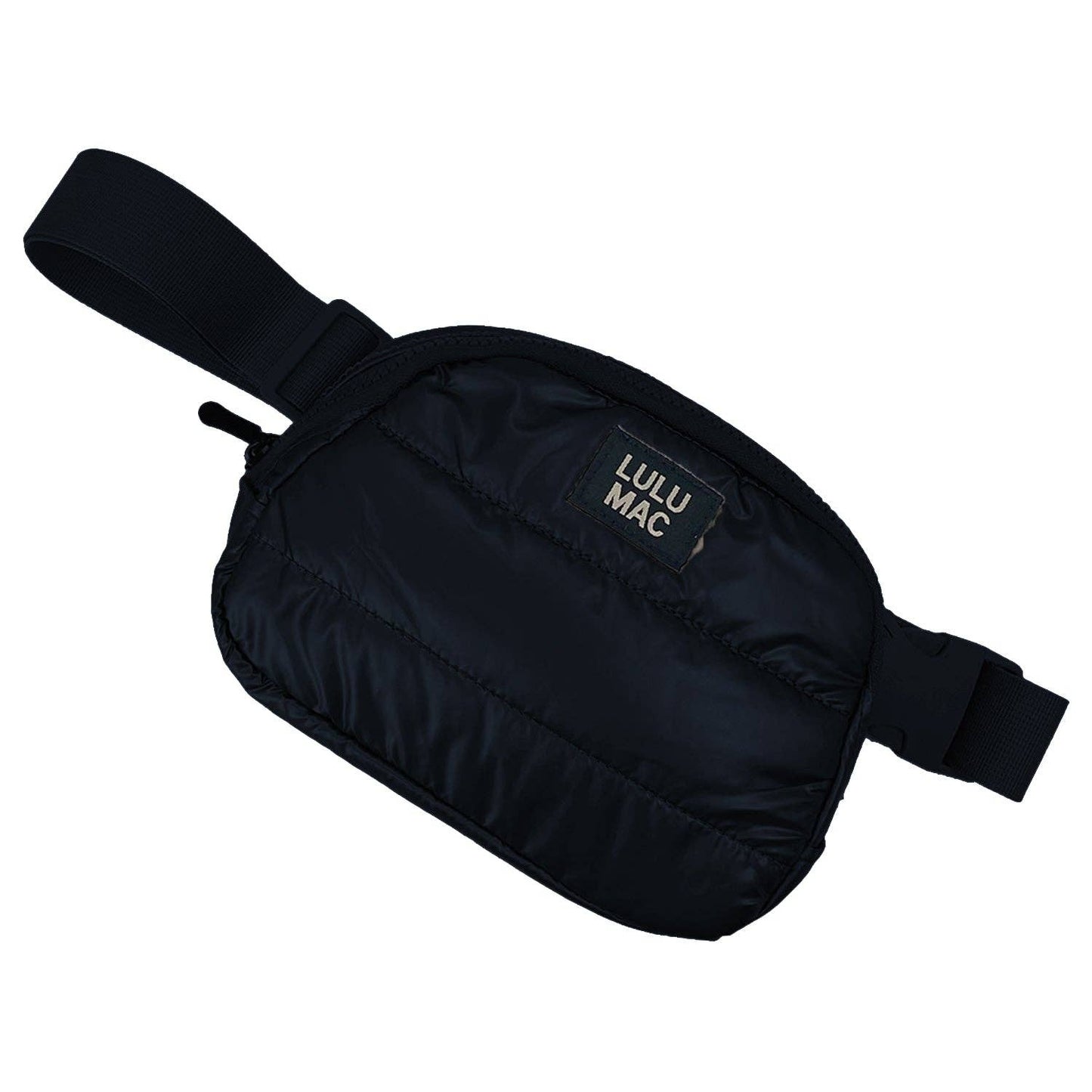 Girlie Girl Originals - MP-7328 Puffer Metallic Belt Bag-Matte Black Girlie Girl Originals