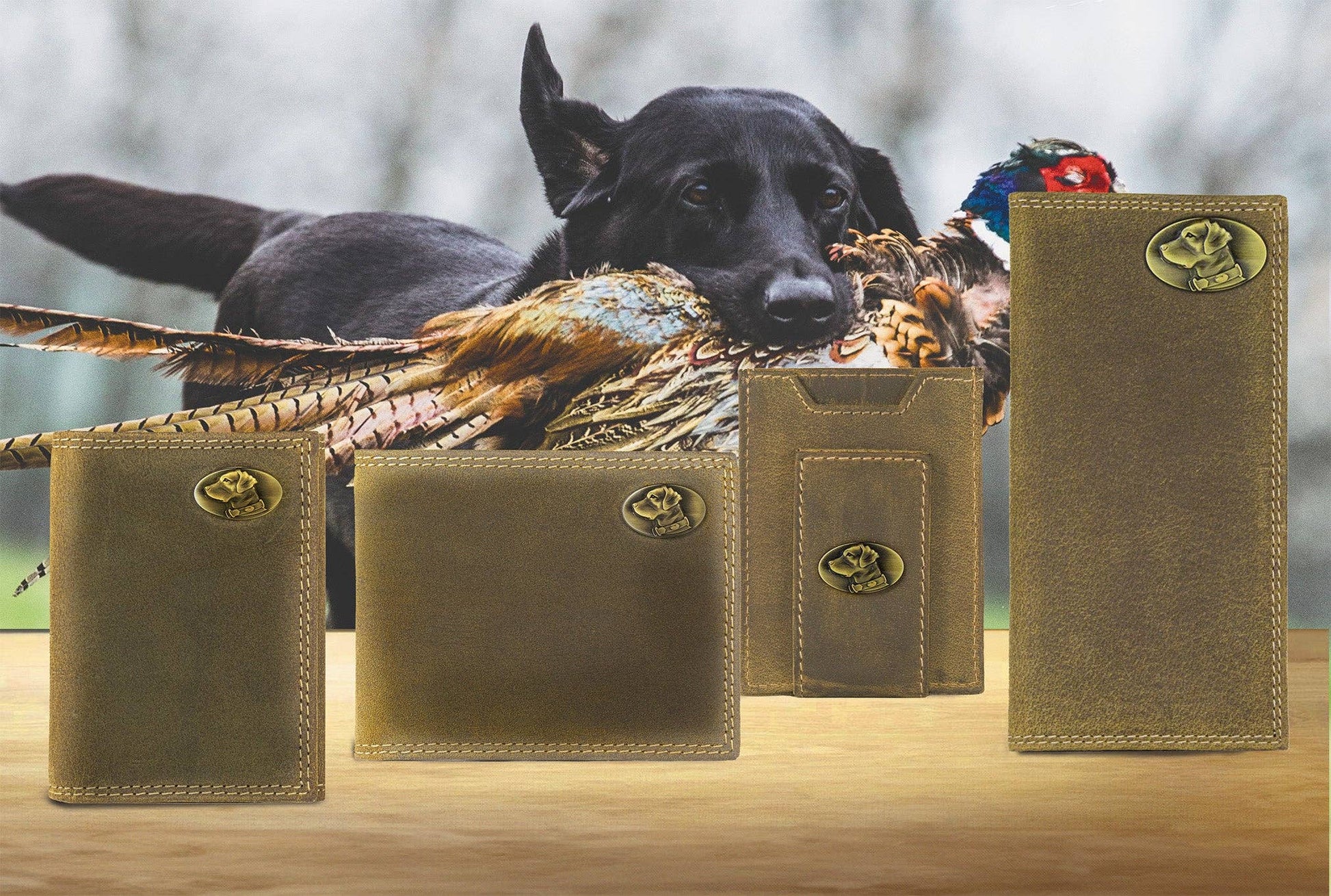 Zep-Pro - Lab Vintage Tan Leather Bifold Wallet Zep-Pro