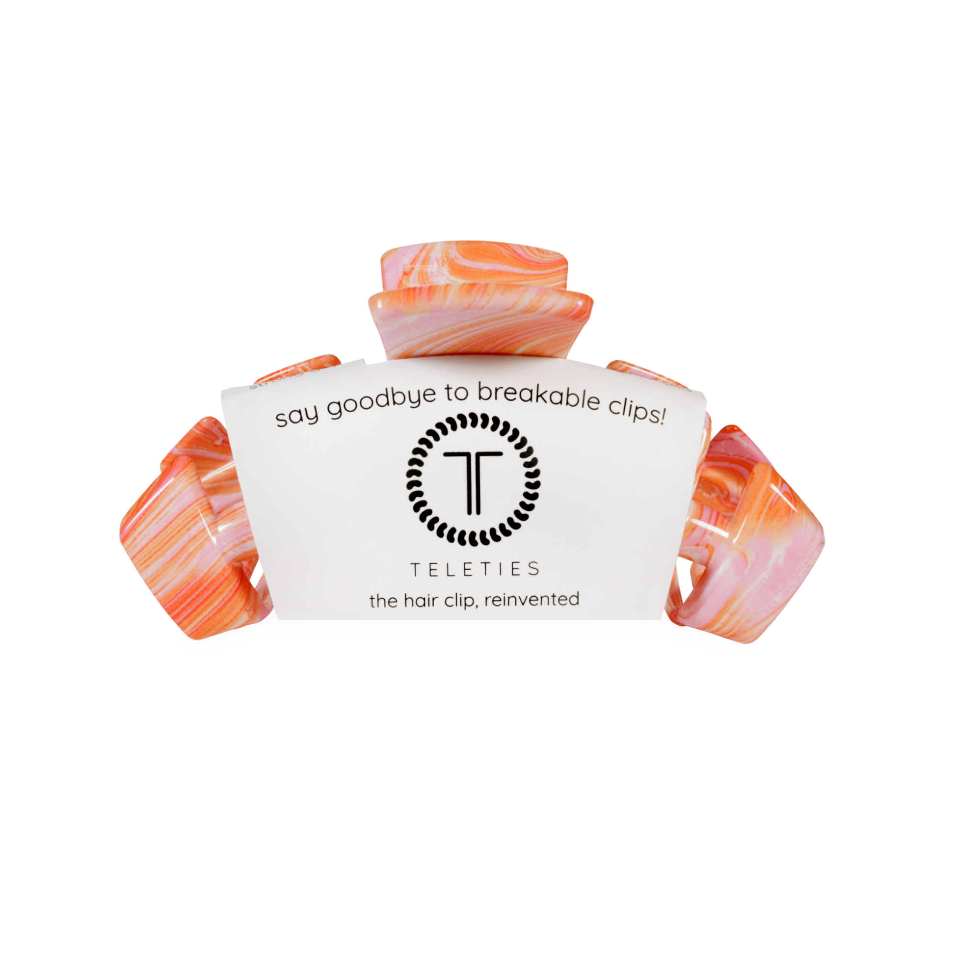 TELETIES - Classic | Just Keep Swimming | Medium Hair Clip TELETIES