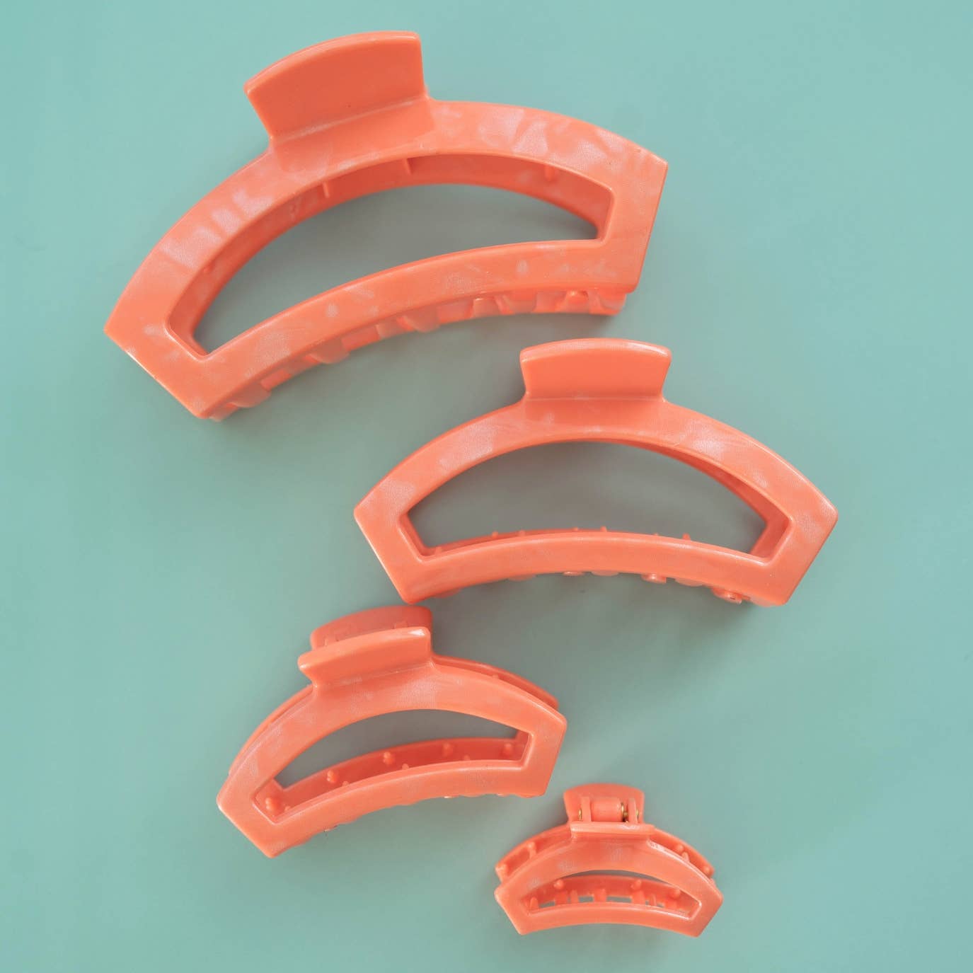 TELETIES - Open Hair Clip | Medium | Dreamsicle TELETIES