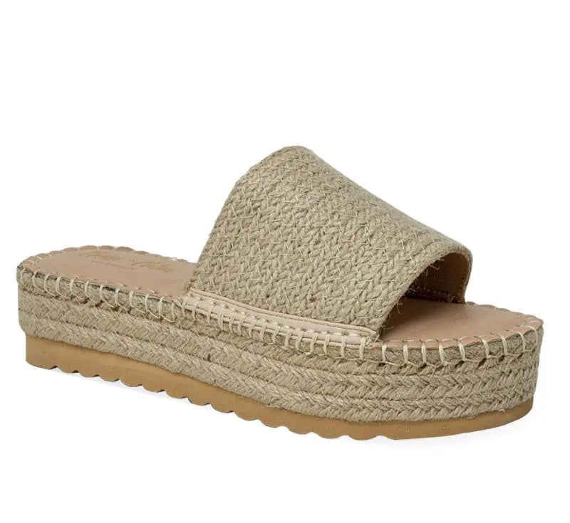 Women's Platform Espadrille Open Toe Sandals L.A Shoe King