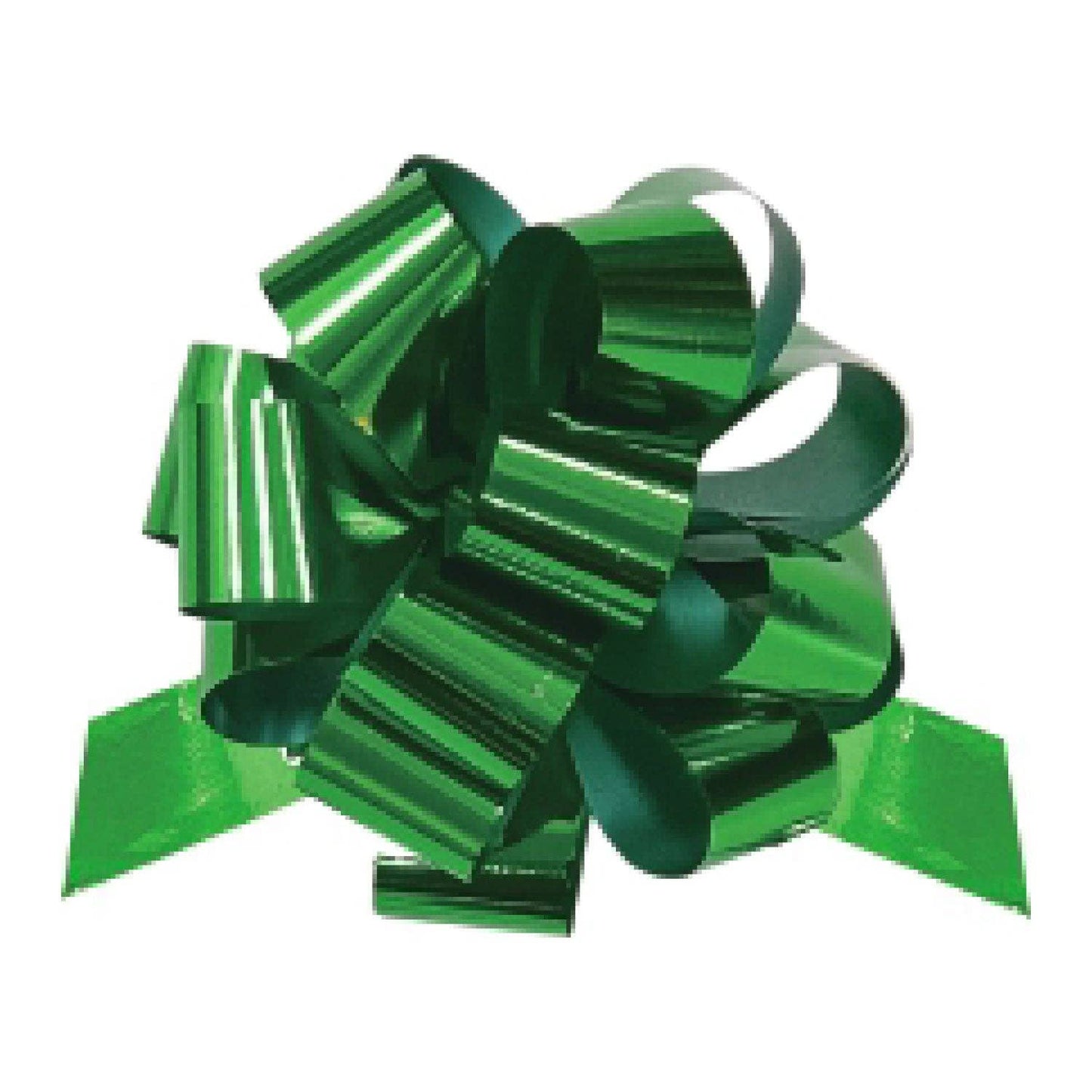 LA Ribbons Wholesale - 6" METALLIC PULL BOW BUNDLE -GOLD/BLUE/GREEN/RED: 12 PCS Bundle LA Ribbons Wholesale