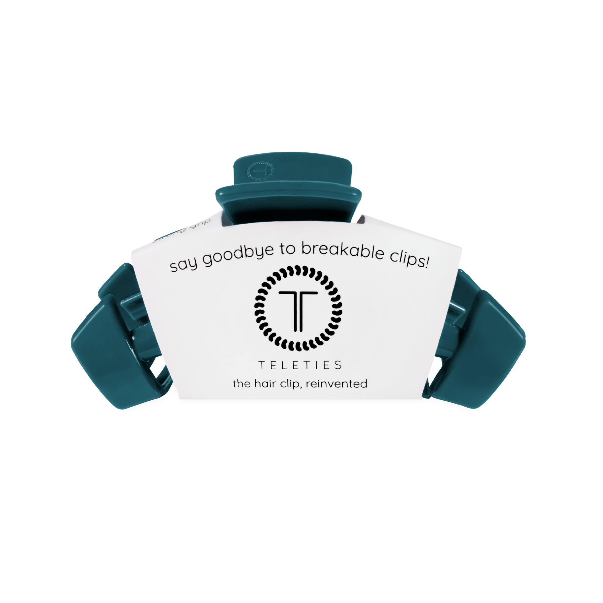 TELETIES - Classic Teal With It Medium Claw Clip TELETIES