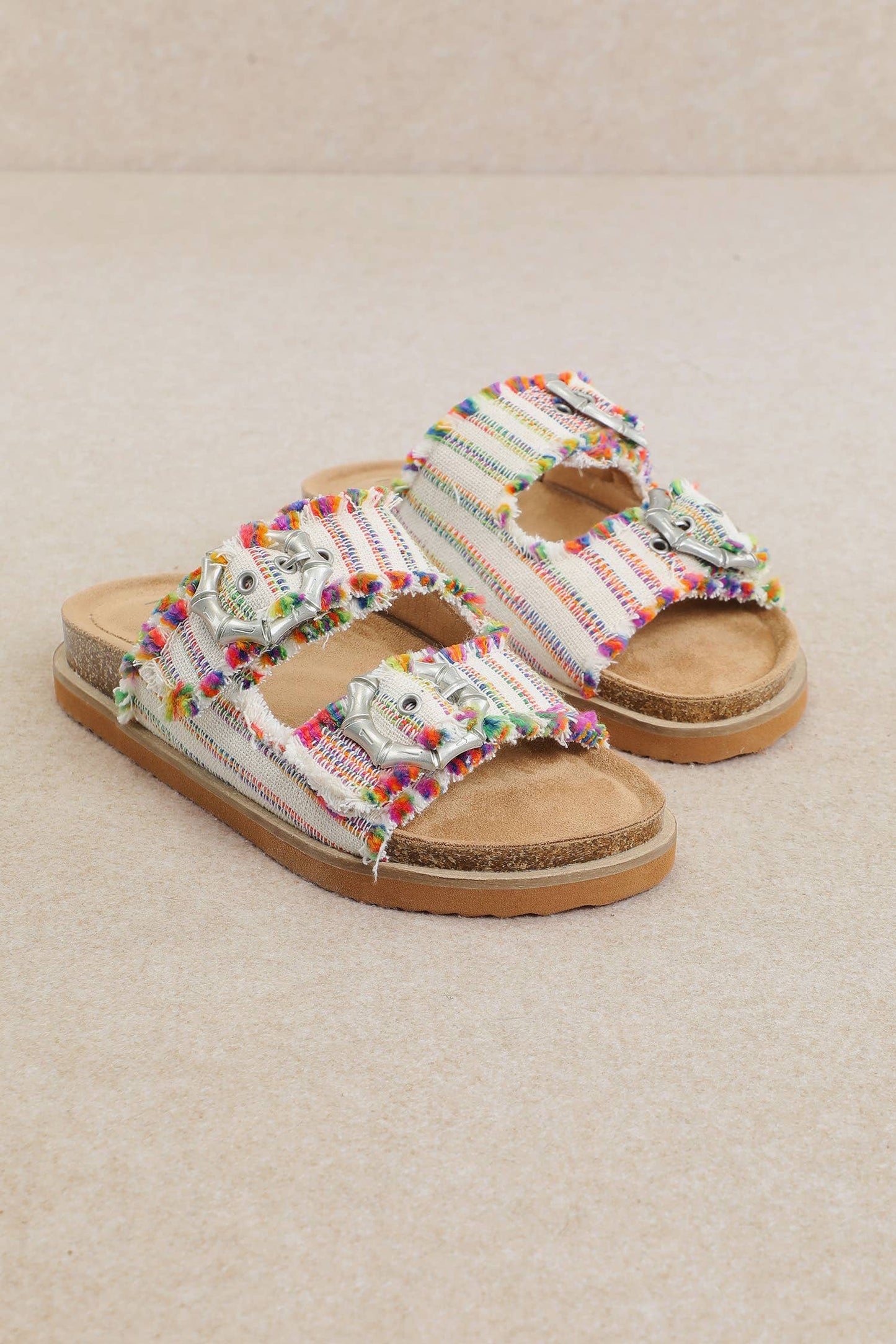 MI.IM Multi Color Tatum Sandals Let's See Style