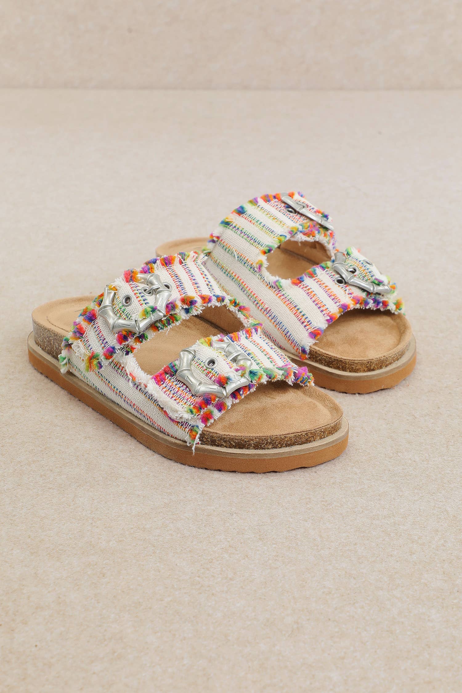 MI.IM Multi Color Tatum Sandals Let's See Style