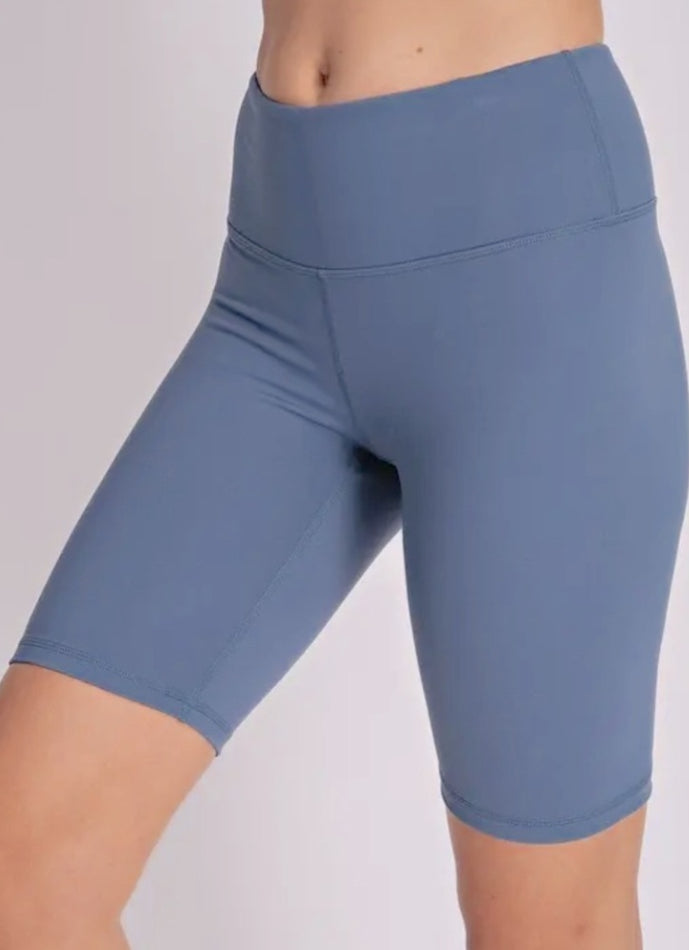 High Waist Butter Soft Yoga Biker Shorts Sunday Morning