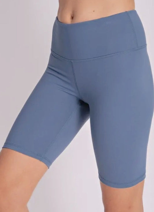 High Waist Butter Soft Yoga Biker Shorts Sunday Morning