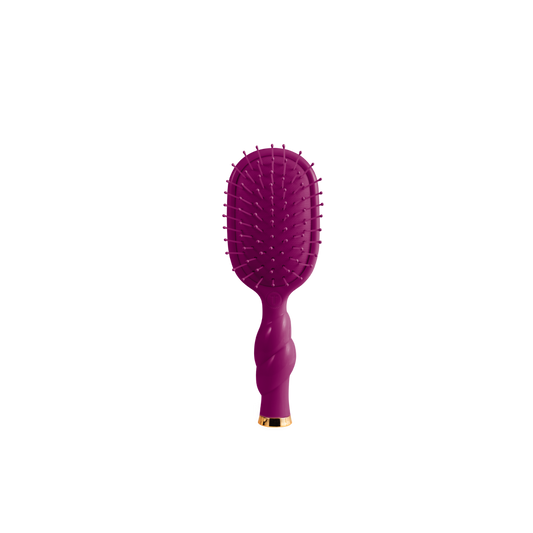 TELETIES - Mini Detangler Hair Brush for Medium Hair - Mulberry TELETIES