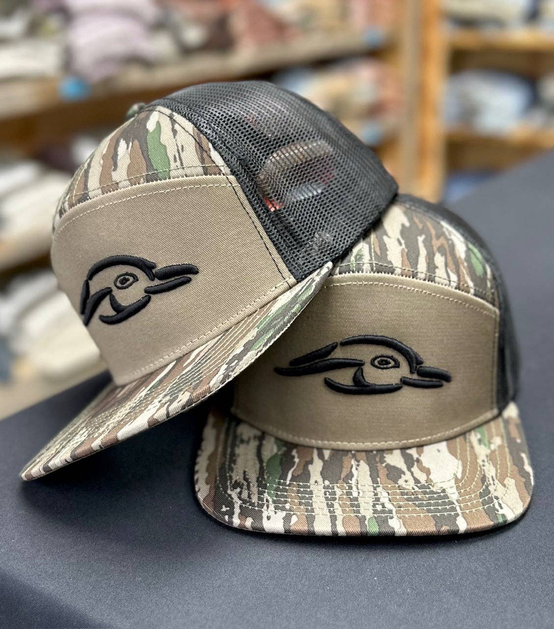 American Flyway Waterfowl - Realtree Original 7 Panel Duck Logo Hat American Flyway Waterfowl