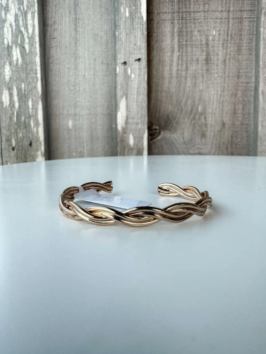 Everyday Wear Crossover Metal Cuff Bracelet Frem