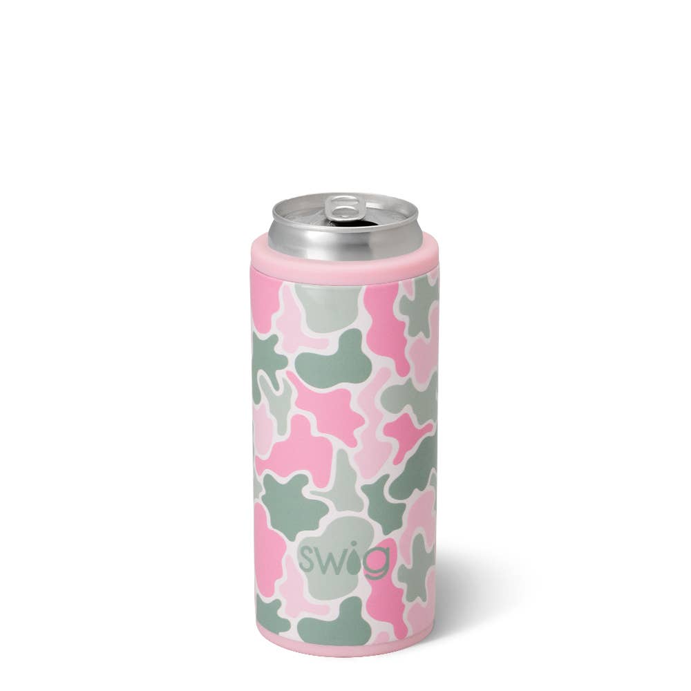 Swig Life - Blushing Camo Skinny Can Cooler (12oz) Swig Life