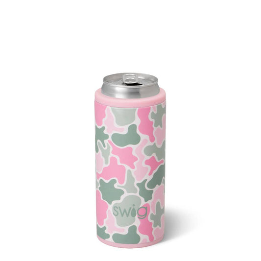 Swig Life - Blushing Camo Skinny Can Cooler (12oz) Swig Life