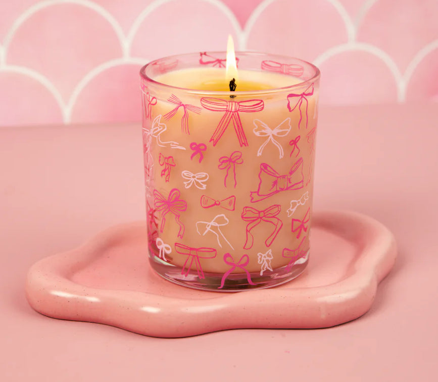 Sweet Grace Pink Bow Candle BRIDGEWATER CANDLE CO.