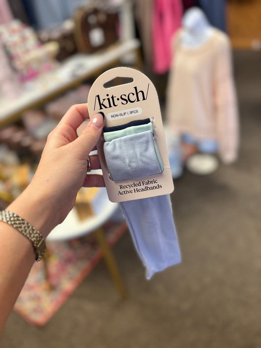 3 Piece Garden Bouquet Recycled Fabric Active Headbands Set KITSCH