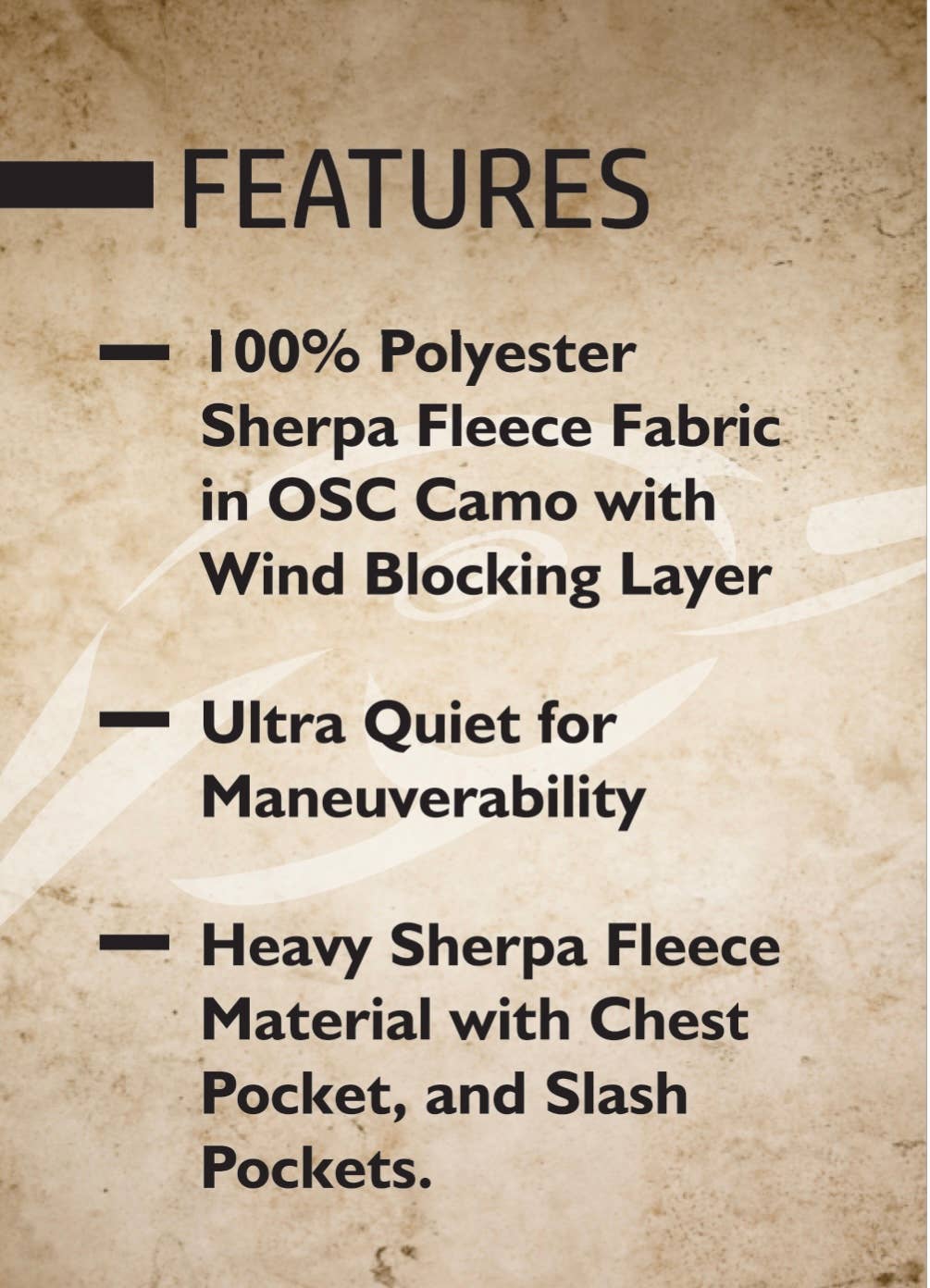 American Flyway Waterfowl - AFW Full Zip Ultra Quiet OSC Sherpa Fleece Jacket: XL American Flyway Waterfowl