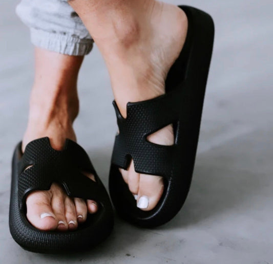 Maura Open Toe Slide Sandals WILD DIVA