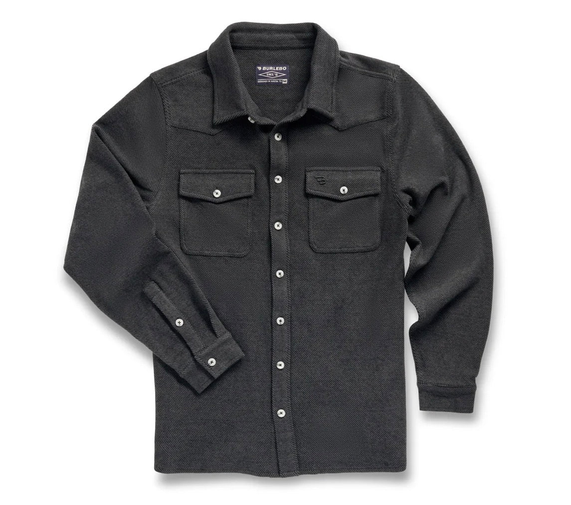 Burlebo Austin Heather Black Long Sleeve Shirt BURLEBO