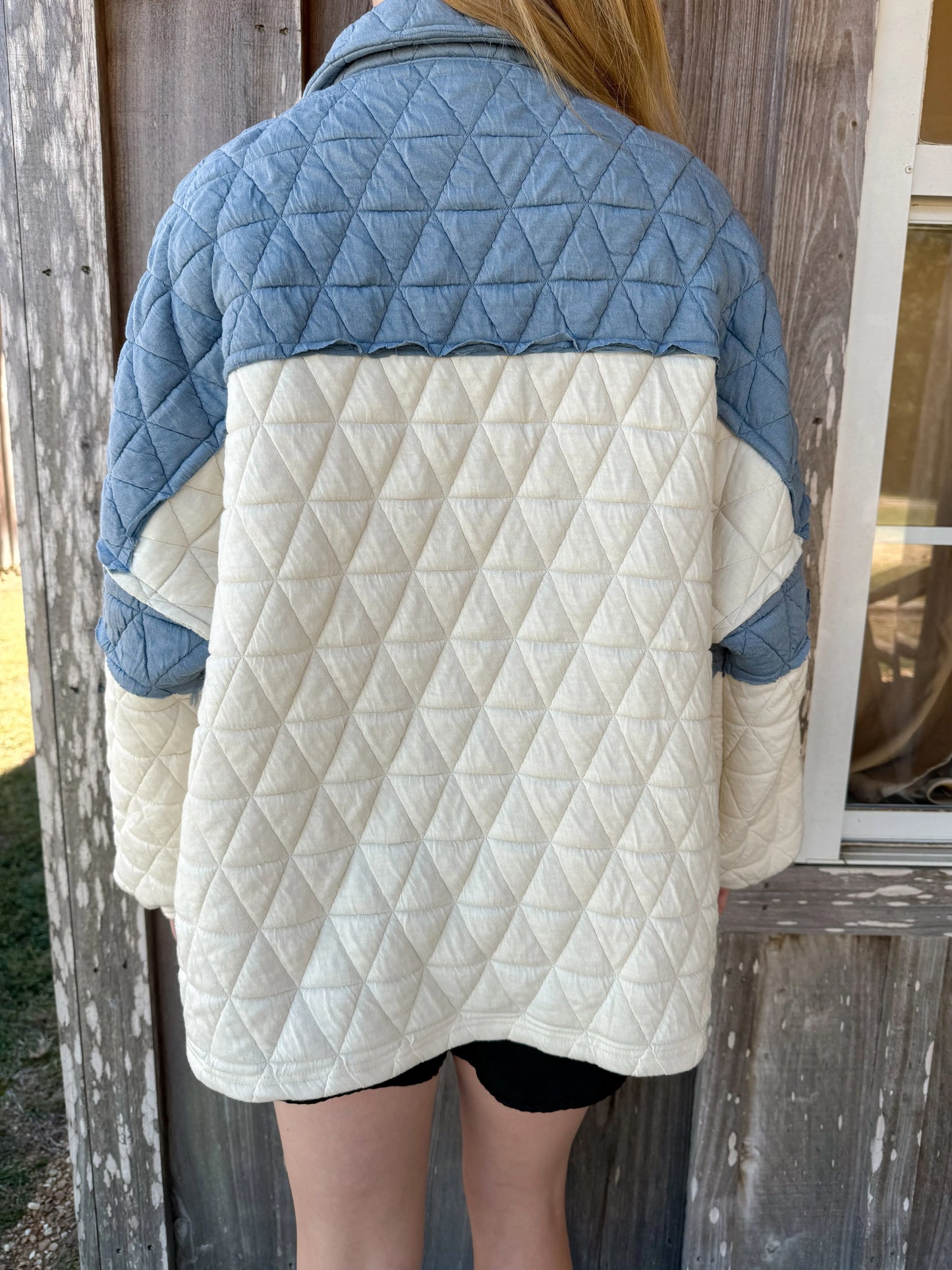 QUILTING COLORBLOCK TOP BIBI