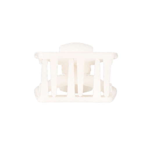 TELETIES - Open | Coconut White | Petite Claw Clip TELETIES