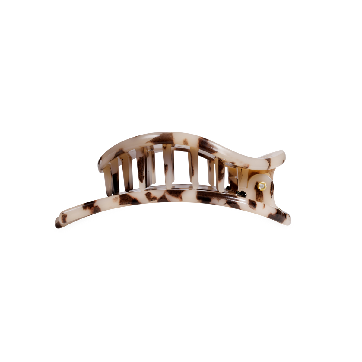 TELETIES - Blonde Tortoise | Medium | Flat Circle Hair Clip TELETIES