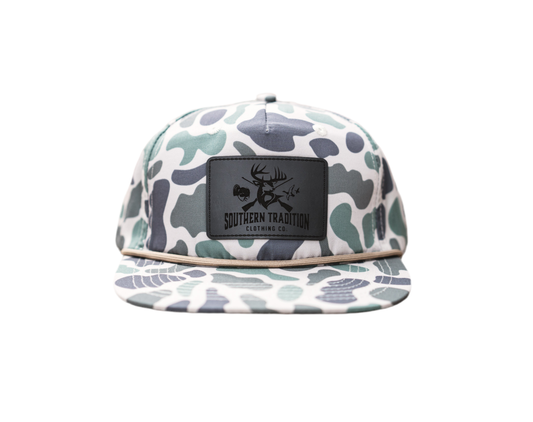 Southern Tradition Tradition Clothing Co - Flat Bill Marsh Camo Southern Tradition Tradition Clothing Co