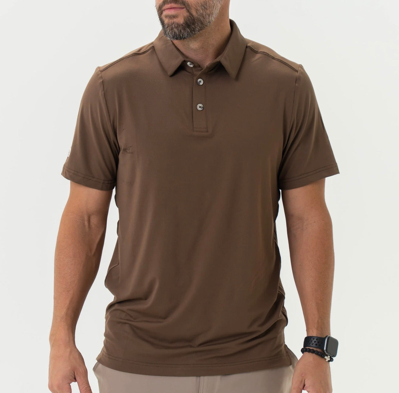 Burlebo Performance Polo - Heather Brown BURLEBO