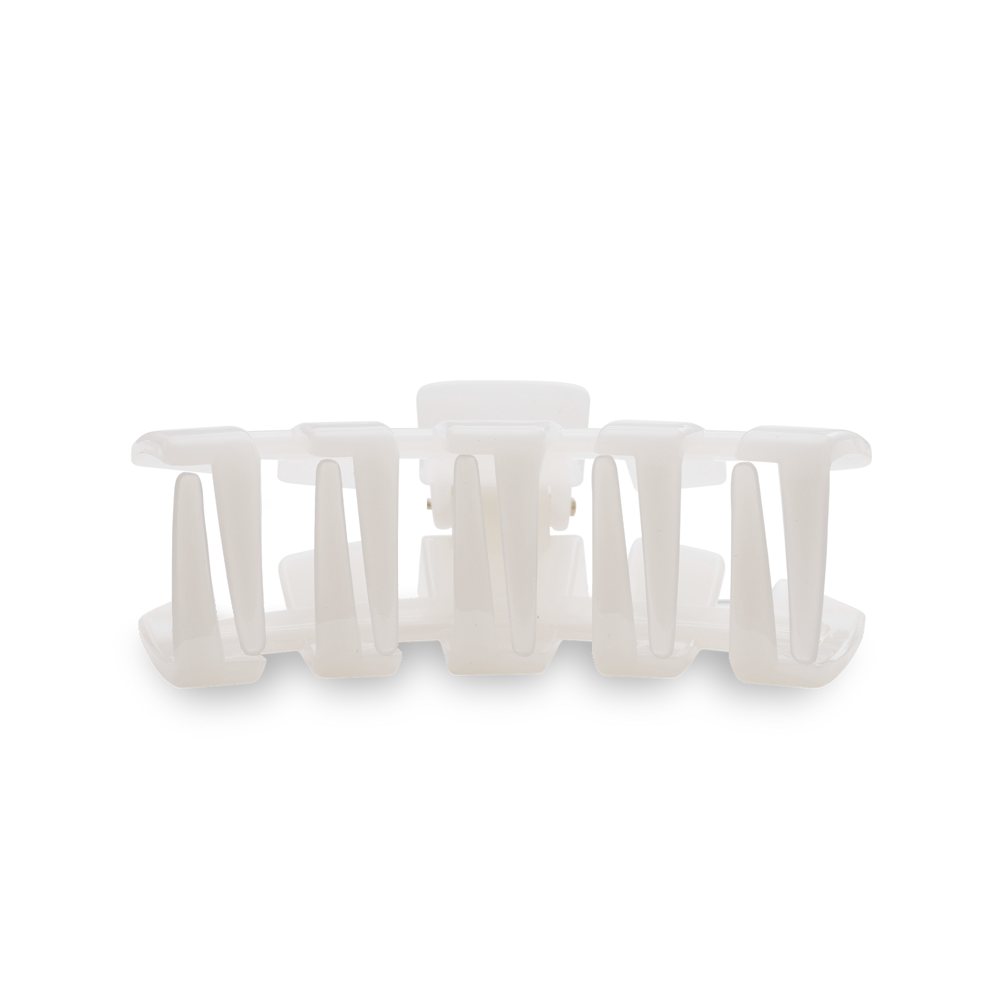 TELETIES - Classic Hair Clip | Medium | Coconut White TELETIES