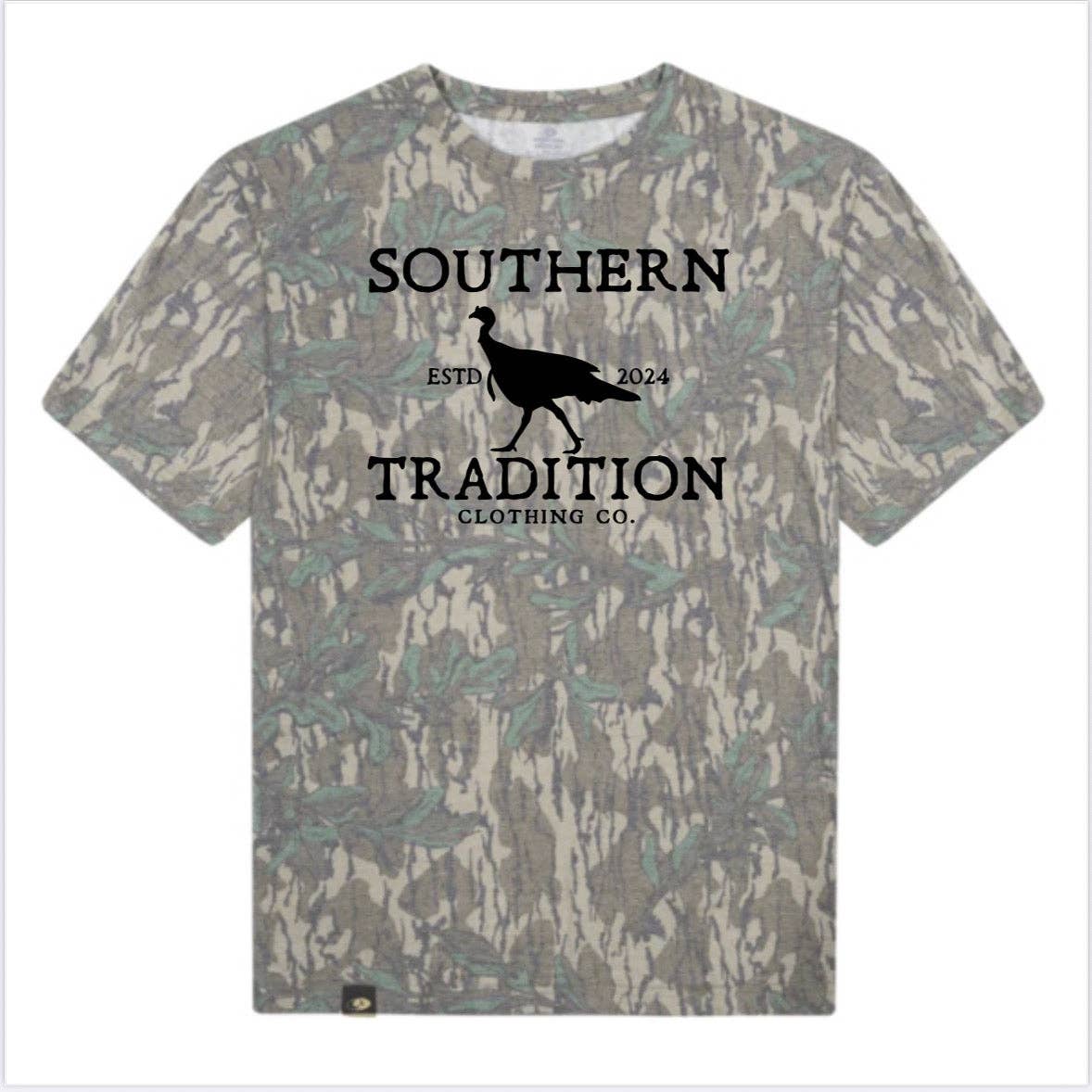 Southern Tradition Tradition Clothing Co - Mossy Oak Greenleaf Turkey Shirt: S Southern Tradition Tradition Clothing Co