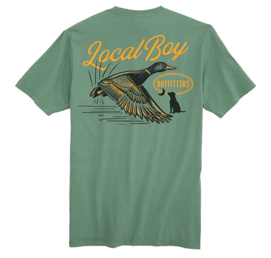 Local Boy Moonlit Mallard Short Sleeve T-Shirt LOCAL BOY OUTFITTER