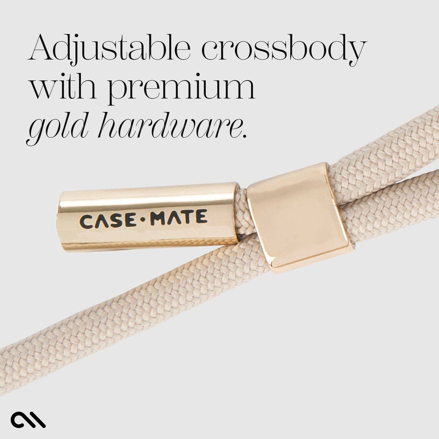 Case-Mate - Beige Rope Phone Crossbody: Beige Rope Case-Mate