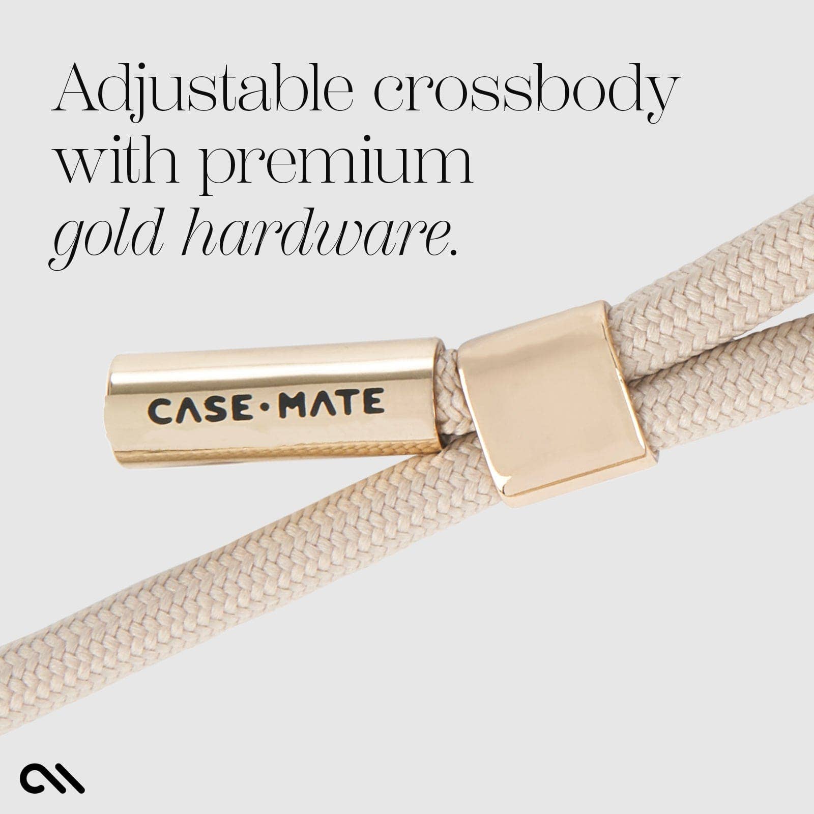 Case-Mate - Beige Rope Phone Crossbody: Beige Rope Case-Mate
