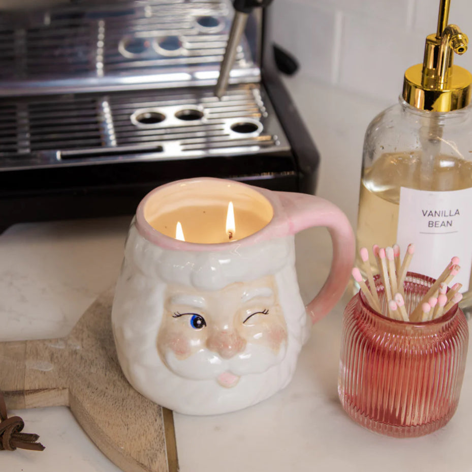 Sweet Grace Santa Mug Candle BRIDGEWATER CANDLE CO.