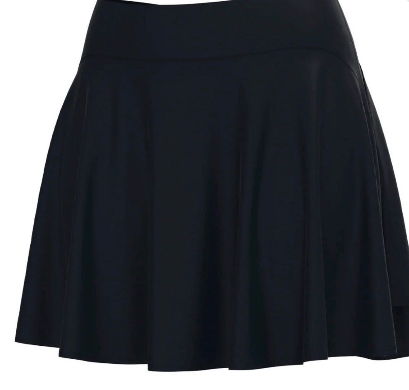 Local Girl Black Performance Athletic Skort