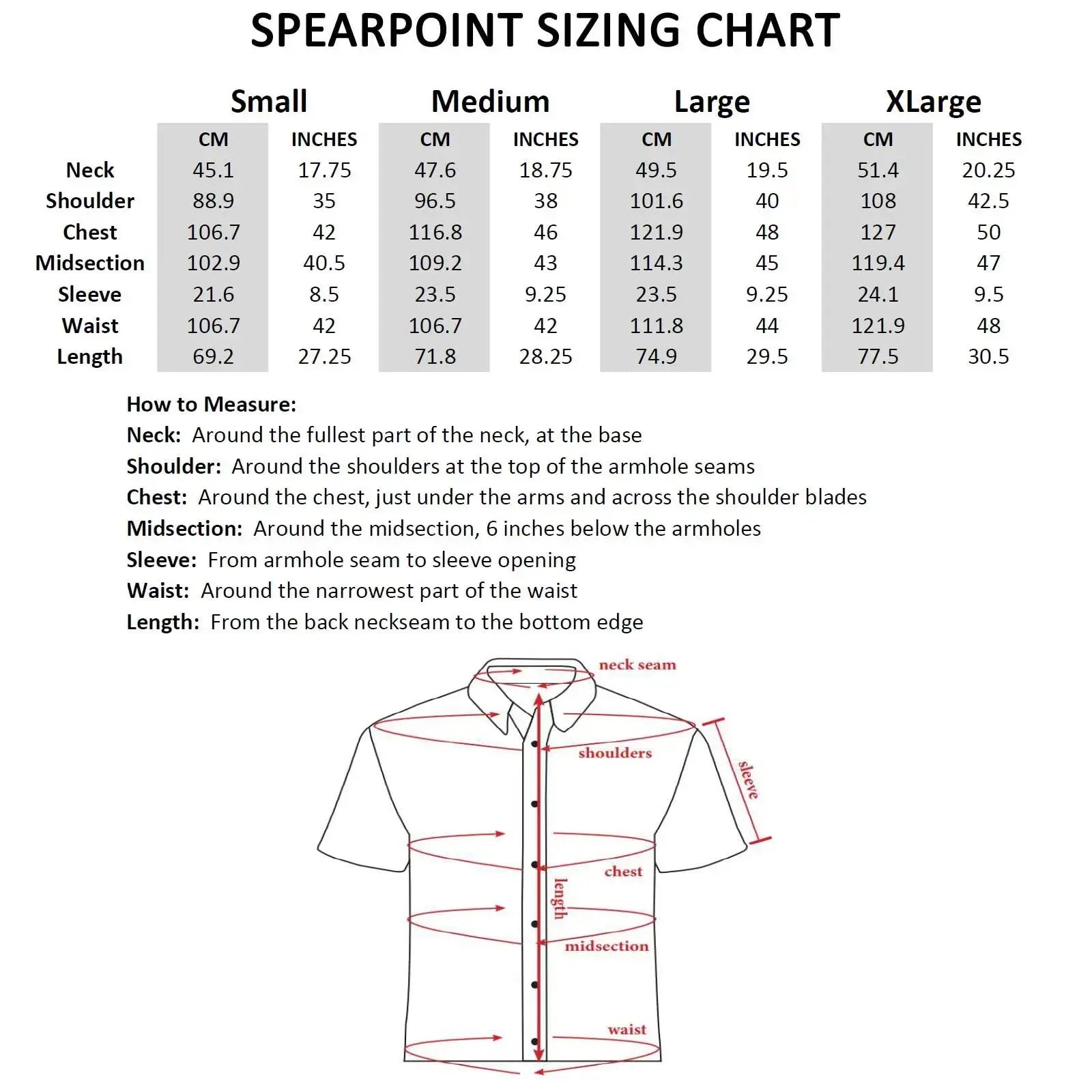 SpearPoint Apparel - Short Sleeve "Edge" Button-Up SpearPoint Apparel