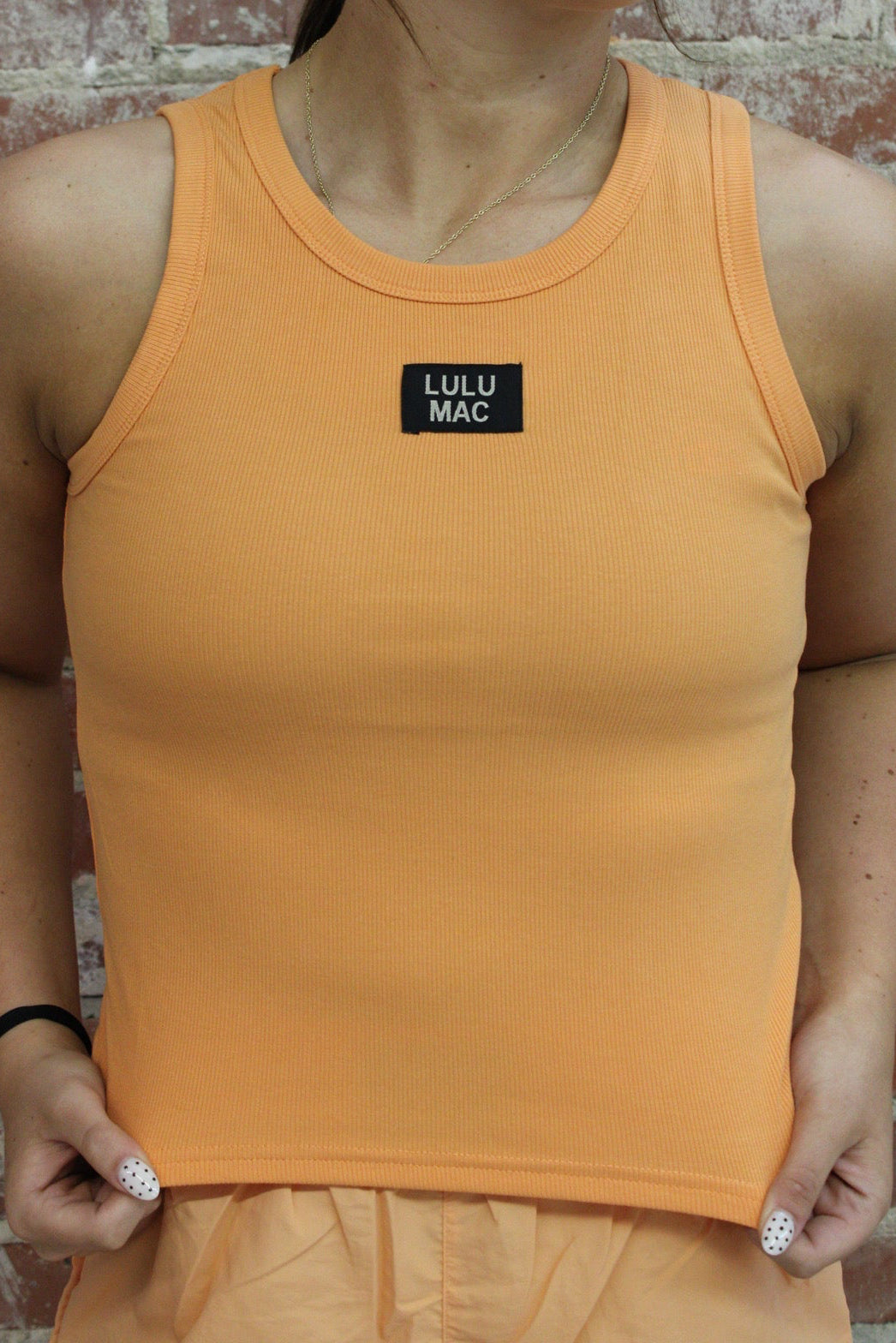 Lulu Mac OG Cantaloupe Tank Top Girlie Girl Originals