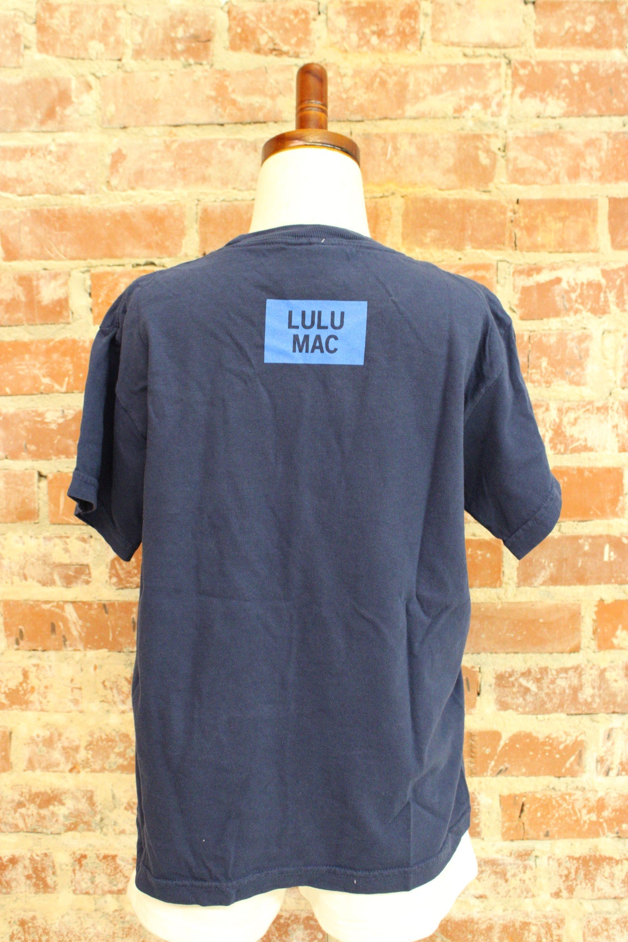 Lulu Mac Stars & Stripes Navy Youth Comfort Colors Tee Girlie Girl Originals