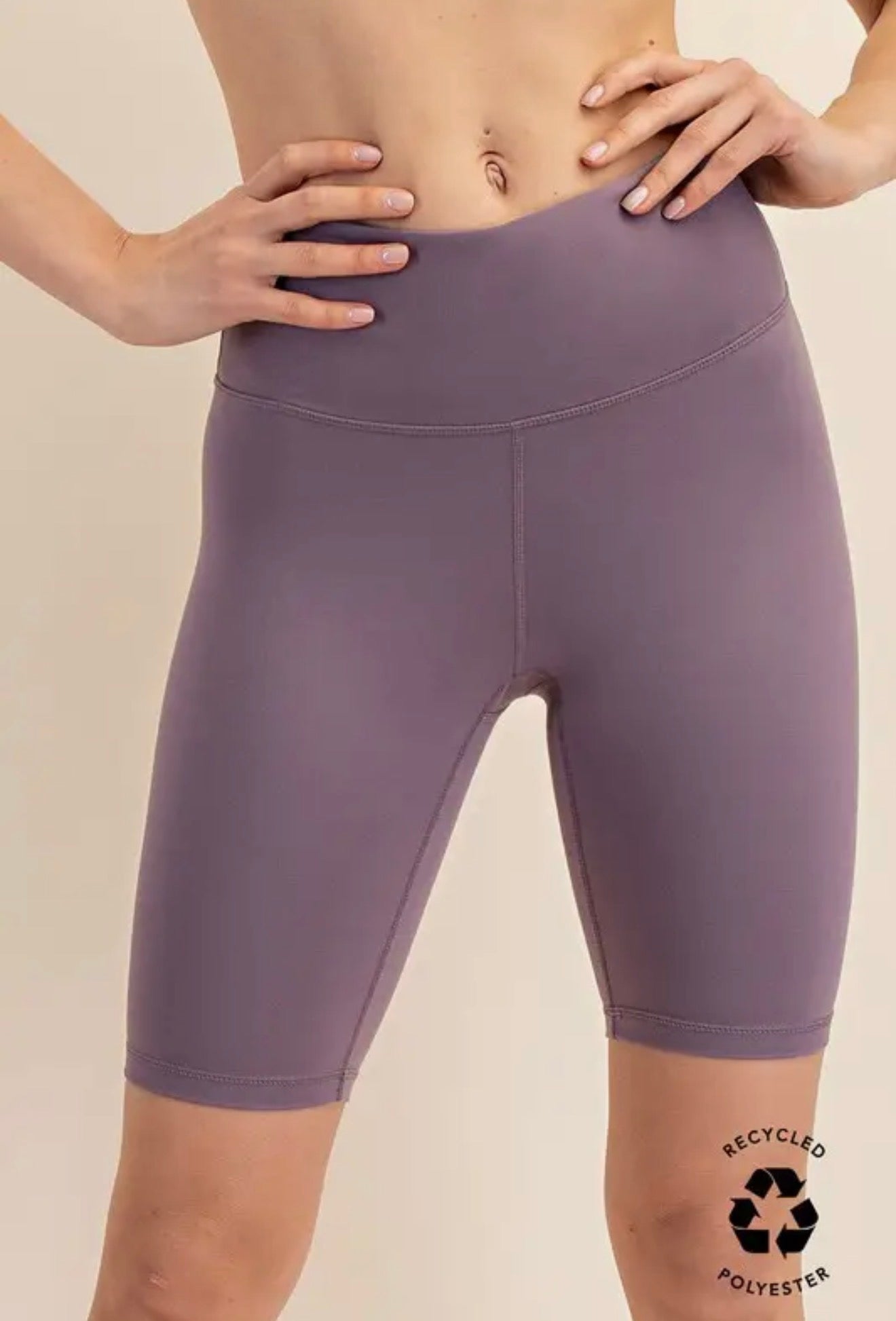 High Waist Butter Soft Yoga Biker Shorts Sunday Morning