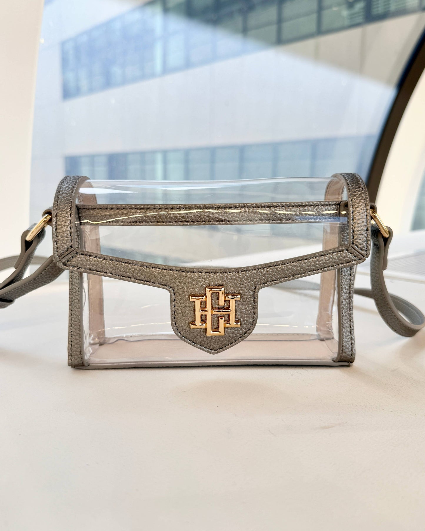 Caroline Hill - Anna Clear Bag Black Pearl: Default Caroline Hill