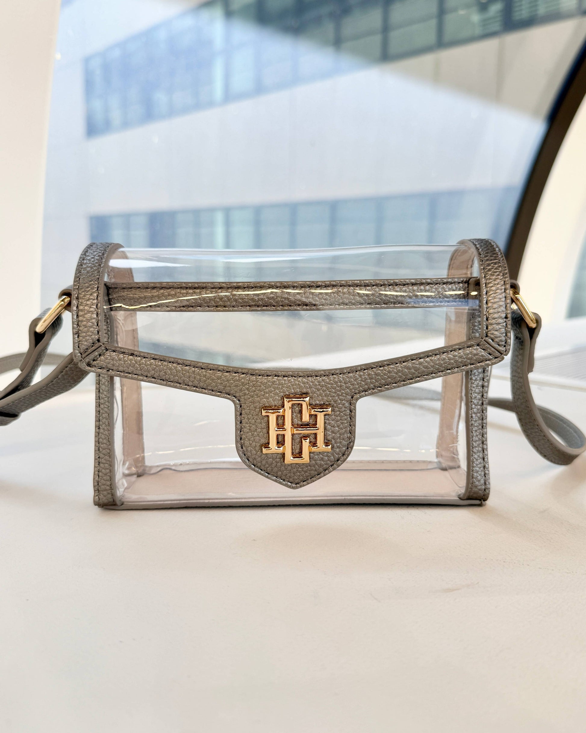 Caroline Hill - Anna Clear Bag Black Pearl: Default Caroline Hill