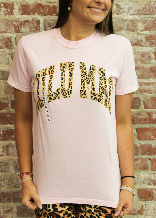 Lulu Mac Leopard Blossom Comfort Colors Tee Girlie Girl Originals