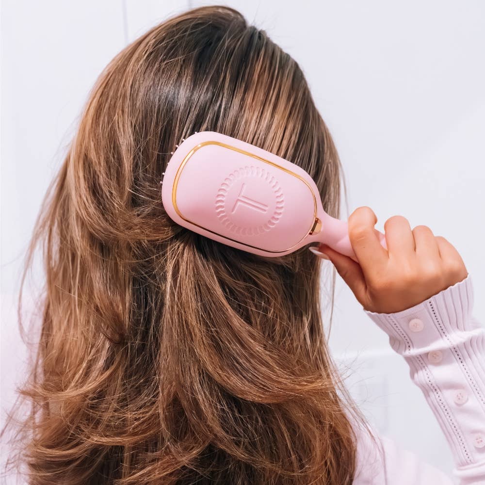 TELETIES - Detangler Brush | Bubblegum Pink | Medium TELETIES