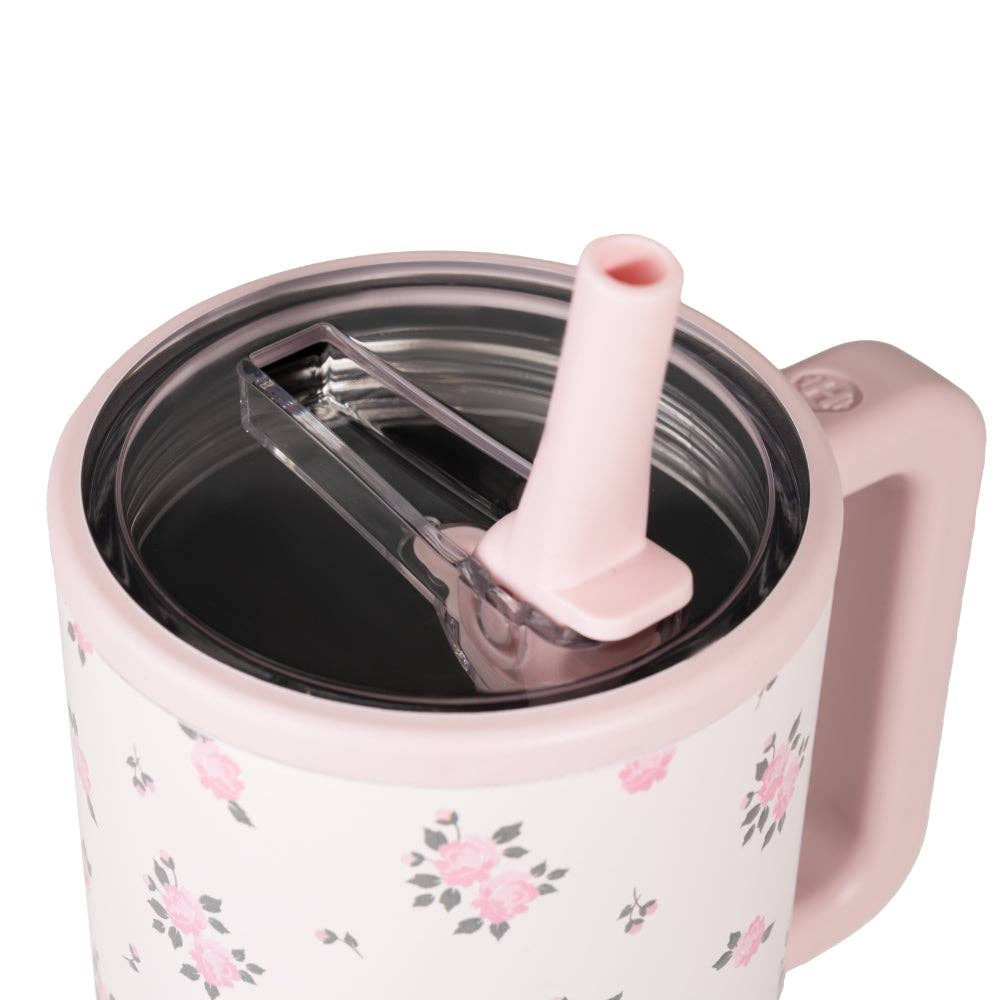 HydroJug - Wildrose Floral 40 oz Traveler Tumbler: Wildrose HydroJug