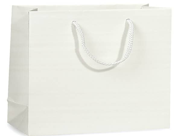 Nashville Wraps - Matte Paper Cord Handle Gift Bags: Hot Pink Matte / 10 Pack / Cub 8x4x10" Nashville Wraps