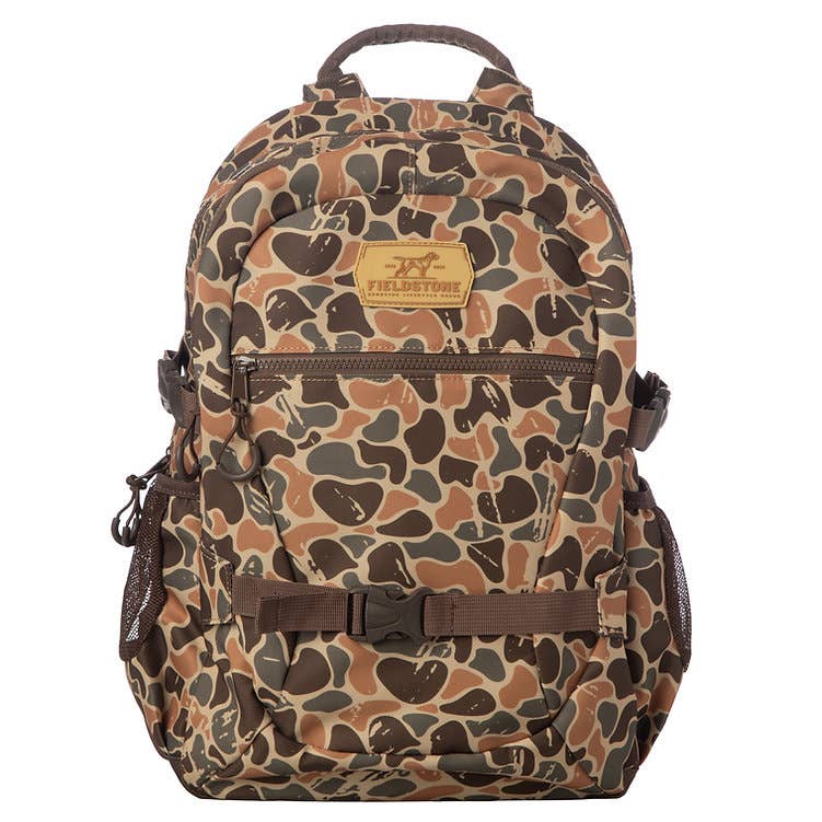 Buck Wild Branding - Woodlands Camo Backpack (865) Buck Wild Branding