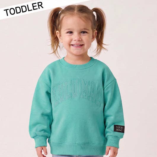 Lulu Mac Toddler Mint Sweatshirt Girlie Girl Originals