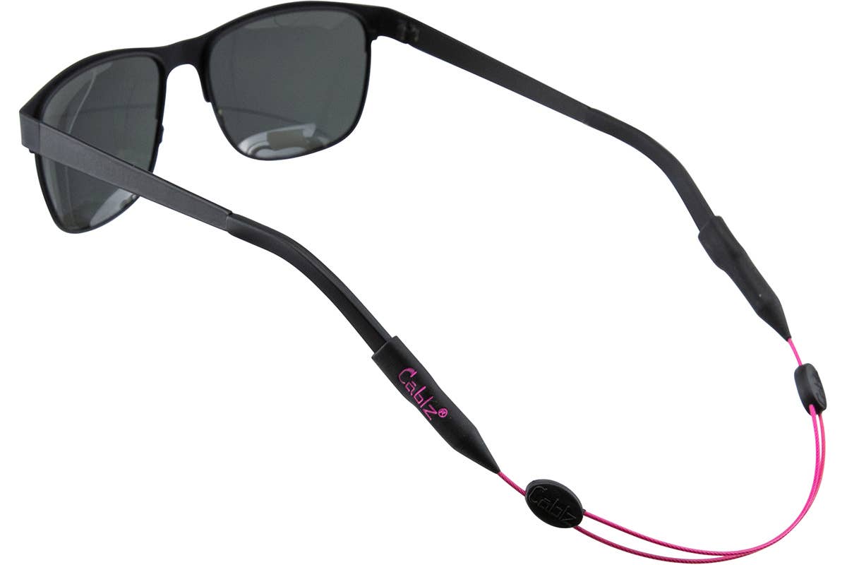 Cablz, Inc - Cablz Zipz Adjustable with Universal End -ZipzPINK: Black/Pink/Pink* / 14" Cablz, Inc