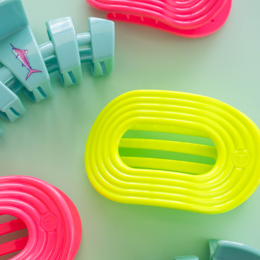 TELETIES - Flat Round | Palm Glow | Large TELETIES